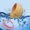 Custom Round Shape Bamboo Bowl with Silicone Suction for Babies and Kids Children's Tableware for Dining