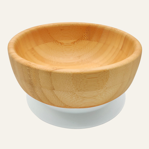Home Decoration Modern New Chinese Custom Round Feeding Set Salad Bowl Fruit Wooden Style Bamboo American Craft Baby Bowls