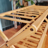 Aspire Hot Sale Easy Using Bamboo Storage Organizer Fold Shelf Shoe Rack