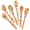 YCZM Bamboo Utensil Set Wooden Cooking Spoons and Spatulas Kitchen Tools Perfect for Nonstick Pan and Cookware