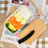 Students Tableware Eco Friendly Bamboo Fiber Bento Lunch Box Lunchbox