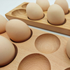 2026 New Bamboo Egg Holder Storage Stand with Eco-Friendly Design and Stirring Function