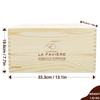 Custom Pine Wood Bread Box Unfinished Wooden Bakery Storage Box