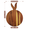 Kitchen Acacia Wood Round Cutting Board With Handle Countertop for Meat Bread Charcuterie Board