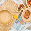 Kitchen Tools Natural Environmental Health Tableware Bamboo Baby Plate & Baby Bowl