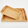 Bamboo Wooden Rectangular Tea Tray Solid Wood Tray Trays Hotel Bamboo Dinner Plate
