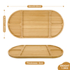 Valentine Gift Set Large Magnetic Charcuterie Board Heart Shaped Bamboo Cheese Serving Platter Dish & Plates
