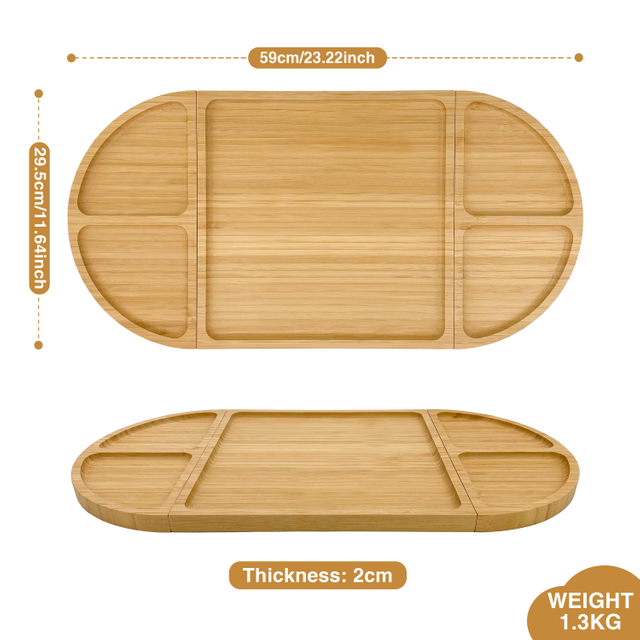 Valentine Gift Set Large Magnetic Charcuterie Board Heart Shaped Bamboo Cheese Serving Platter Dish & Plates