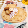 Eco-friendly Reusable Panda Pattern Bamboo Dinner Plate Set for Kids Biodegradable Baby Bamboo Plate or Children's Dining