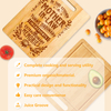 Uniquely Designed Laser Printed Bamboo Cutting Board-Eco-Friendly Durable Kitchenware for Mom Mother-in-Law Women-Great Holiday