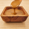 Eco-friendly Mini and Disposable Wooden Square Bowl for Soy Sauce Dessert Dipping Sauce Perfect for Camping
