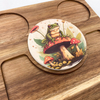 Japanese Style Wooden Serving Tray for Bread Pastry Kitchen Dessert Fruit Plates Acacia Wood Tea Water Cake Platter with Coaster