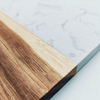 Black Stone Acacia Wood and Marble Cutting Boards for Cheese and Meat Wholesale Premium Wooden Kitchen Vegetable Walnut
