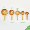 Wholesale Bamboo Scoop Tea Coffee Small Spoon Spatula Measuring Spice Rice Bamboo Litter Handcrafted Coffee Tea Tools
