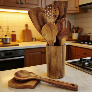 Wooden Kitchen Tools Acacia Wood Kitchen Utensils Acacia Wood Kitchenware Cooking Tools