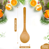 Custom Eco-Friendly Bamboo Tea Spoons with Logo 10ml Capacity Tea Jam Coffee Serving Spoon Scoop