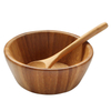 Bamboo Wooden Deep Soup Dish Bowl