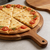 Wholesale Solid Acacia Wood Pizza & Cheese Board Fruit Cutting Bread Serving Board with Handle Chopping Blocks