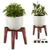 Modern High Quality Wooden Plant Stand Indoor/Outdoor Flower Pot Holder for Multiple Plants Stylish Eco-Friendly Durable Garden