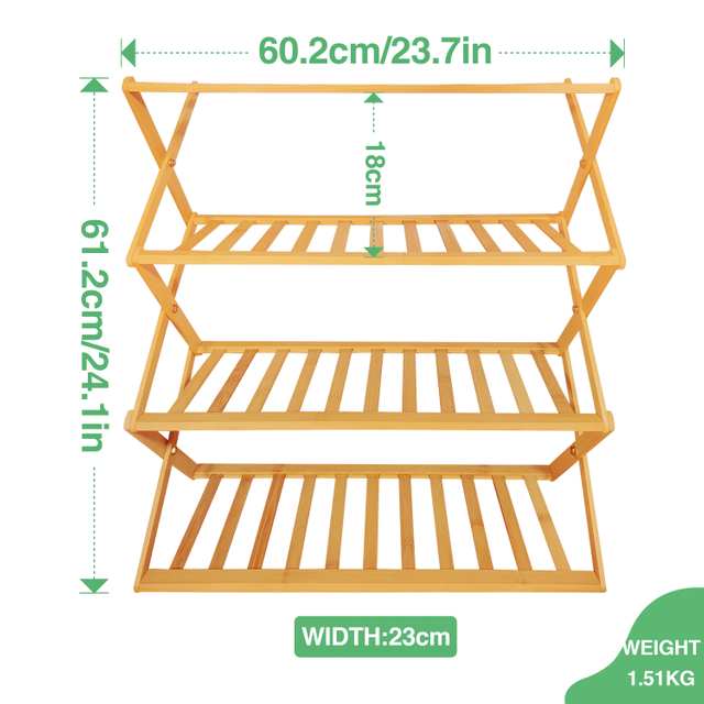 Free Installation Folding Multi-layer Shoe Rack Simple Household Economic Racks Dormitory Door Storage Rack Bamboo Shoe Cabinet