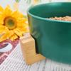 Heavy Duty Non-Slip Eco-Friendly Ceramic Double Bowl Pet Feeder with Elevated Stand for Dogs Cats, Household Ceramic Pet Feeder