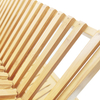 Wooden 2-Tier Dish Drainer Kitchen Plate Rack Kitchen Home Storage Organization Bamboo Collapsible Dish Drying Rack