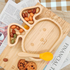 Kitchen Tools Natural Environmental Health Tableware Bamboo Baby Plate & Baby Bowl