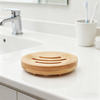 Natural for Durable Eco-Friendly Non-slip Soap Holder & Dish for Bathroom Shower Storage