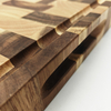 Kitchen Wooden Chopping Board Set Nature Acacia Wood Fiber Cutting Board for Kitchen Juice Groove and Inner Handle