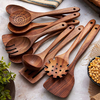 Free Samples Wholesale Wooden Kitchen Accessories Wood Kitchen Cooking Tools Cooking Utensils Set Bamboo Kitchen Utensils Set