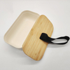 Students Tableware Eco Friendly Bamboo Fiber Bento Lunch Box Lunchbox
