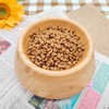 Natural Material Non-slip Polished Bamboo Cat Bowl Cup Durable Eco-Friendly LFGB Certified Customized Packing Home Use Free