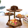 New Hot Sale Wholesale Acacia Wood Multi-layer Dessert Cake Stand for Wedding Party