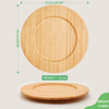 Wholesale Supplier Export Wooden Charger Plate Customized Size Dinnerware Decorate Wooden Charger Plate