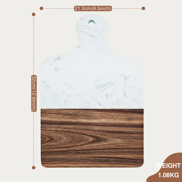 Black Stone Acacia Wood and Marble Cutting Boards for Cheese and Meat Wholesale Premium Wooden Kitchen Vegetable Walnut
