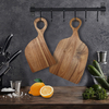 Kitchen Acacia Wood Cutting Boards Beech Chopping Board Wooden Couple Cutting Board with Handle