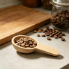 Manufacturer Wholesales Eco-Friendly Wooden Scoop DIY Coffee Bean Measuring Spoon for Home Kitchen