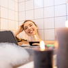 Bath Tray Caddy Extendable Bamboo Bath Shelf Bathtub Rack Bathroom Tray