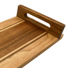 Acacia Wood Column Base Tray Cutting Board Kitchen and Home Decorative Chopping Block
