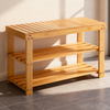 Modern Simple Multi-Layer Storage Shelves Cabinet Home Bamboo Shoe Organizer & Rack Convertible Furniture Features
