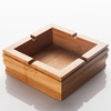 Bamboo square Smoking Ashtray