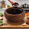 Mini Eco-Friendly Wood Bowls Disposable Food-Safe Dish Alternative for Soy Sauce Dessert Sides Dipping