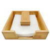 Natural Eco-friendly High Quality Wooden Tissue Box Napkin Holder for Bathroom Office Desk Nightstand