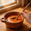 Food Grade Long Handle Salad Spoon, Handcrafted Wooden Cooking Spoon for Home, Restaurant, Bar