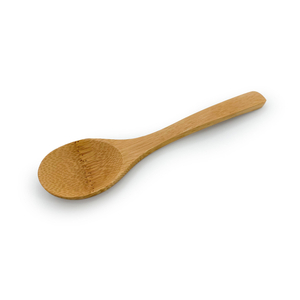 High Quality Customized Logo Bamboo Spoon and Fork 10ml Capacity Natural Wood for Giveaways