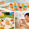 Explodes Detachable Design Baby Learns to Drink Water Bamboo Baby Cup BPA Free Eco-Friendly Food Grade Durable Cartoon Pattern