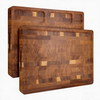 Acacia Wood Cutting Board, Edge Grain Chopping Board with Juice Groove, Reversible and Knife Friendly, for Entertaining, Kitchen