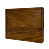 Acacia Charcuterie Platter and Meat Serving Board Wooden Cutting Board with Side Easy Access Handles