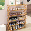 Free Installation Folding Multi-layer Shoe Rack Simple Household Economic Racks Dormitory Door Storage Rack Bamboo Shoe Cabinet