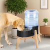 Hot Selling High Quality Bamboo Dog Bowl Stand Foldable Durable Eco-Friendly Adjustable Width Natural Color Contemporary Kitchen